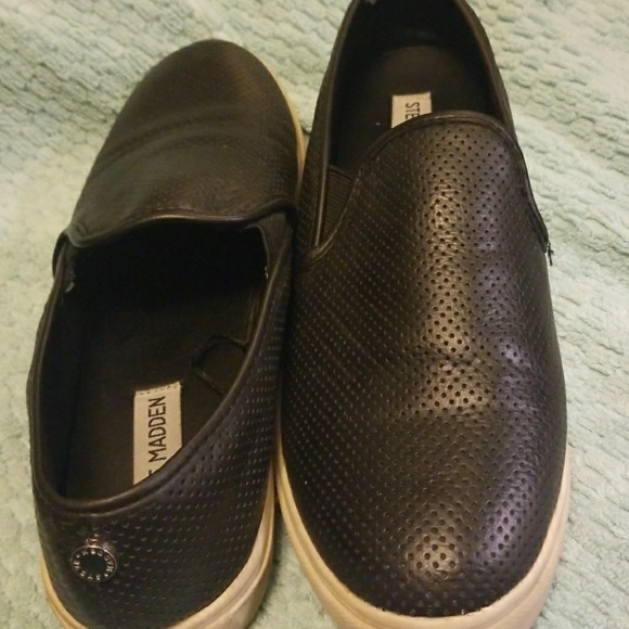 Steve Madden Shoes - STEVE MADDEN Perforated slip on sneakers